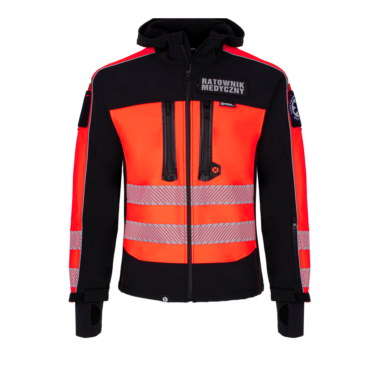 Kurtka Softshell Pilot Ratownika Medycznego przód Kurtka Softshell Pilot Ratownika Medycznego przód
